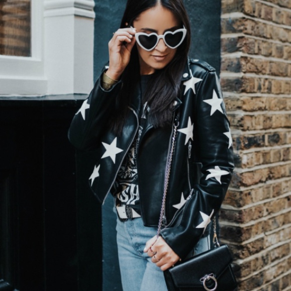 Star Vegan Leather Jacket - Picture 15 of 15